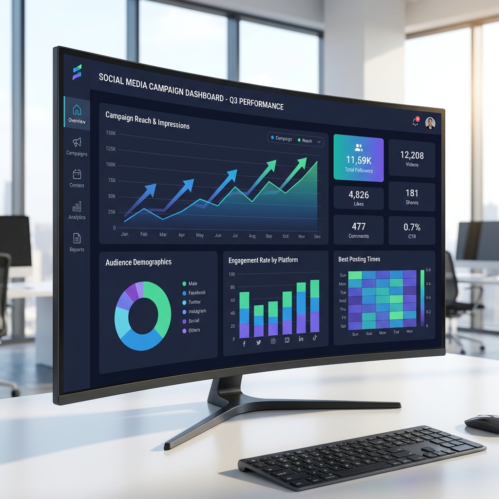 Social Media Campaign Dashboard